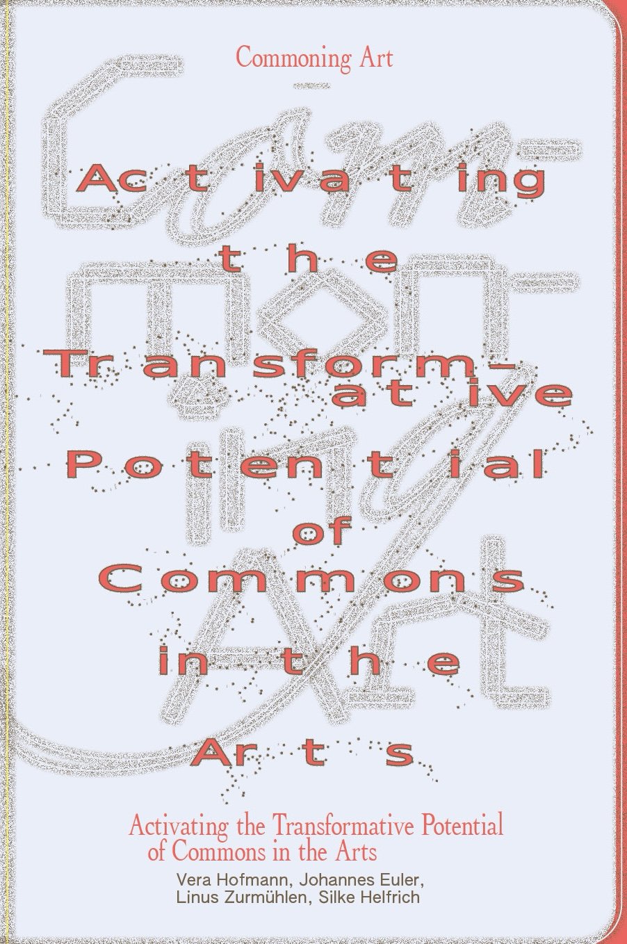 Commoning Art – English cover
